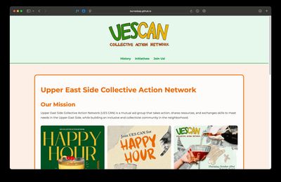 UESCAN Mutual Aid Website