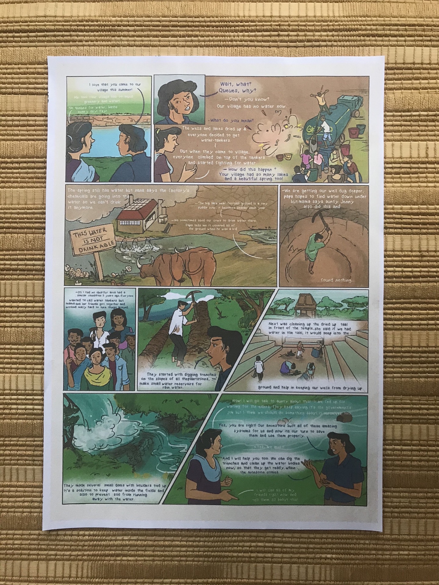 One of many comics created to highlight Goa's natural diversity