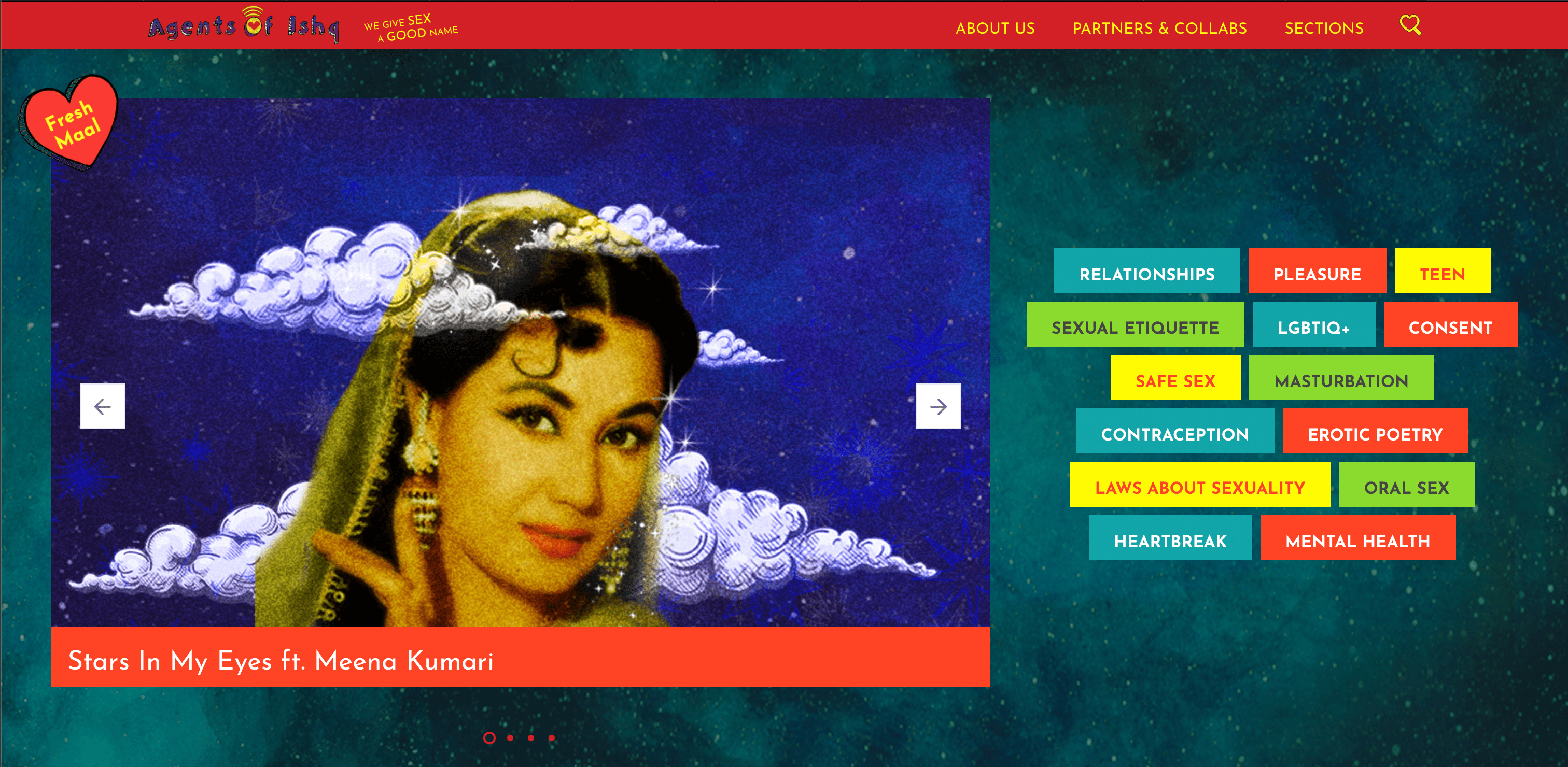 Agents of Ishq website