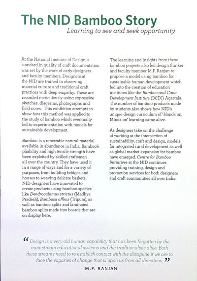 Exhibition note