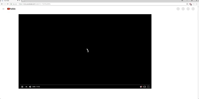GIF of a browser rapidly loading and skipping youtube videos